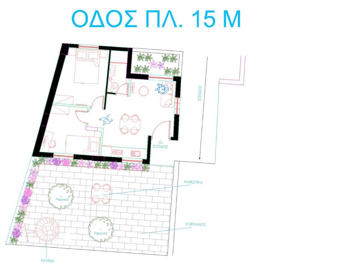 Lemon Garden Stylish Private Apartment Kalamata Bagian luar foto